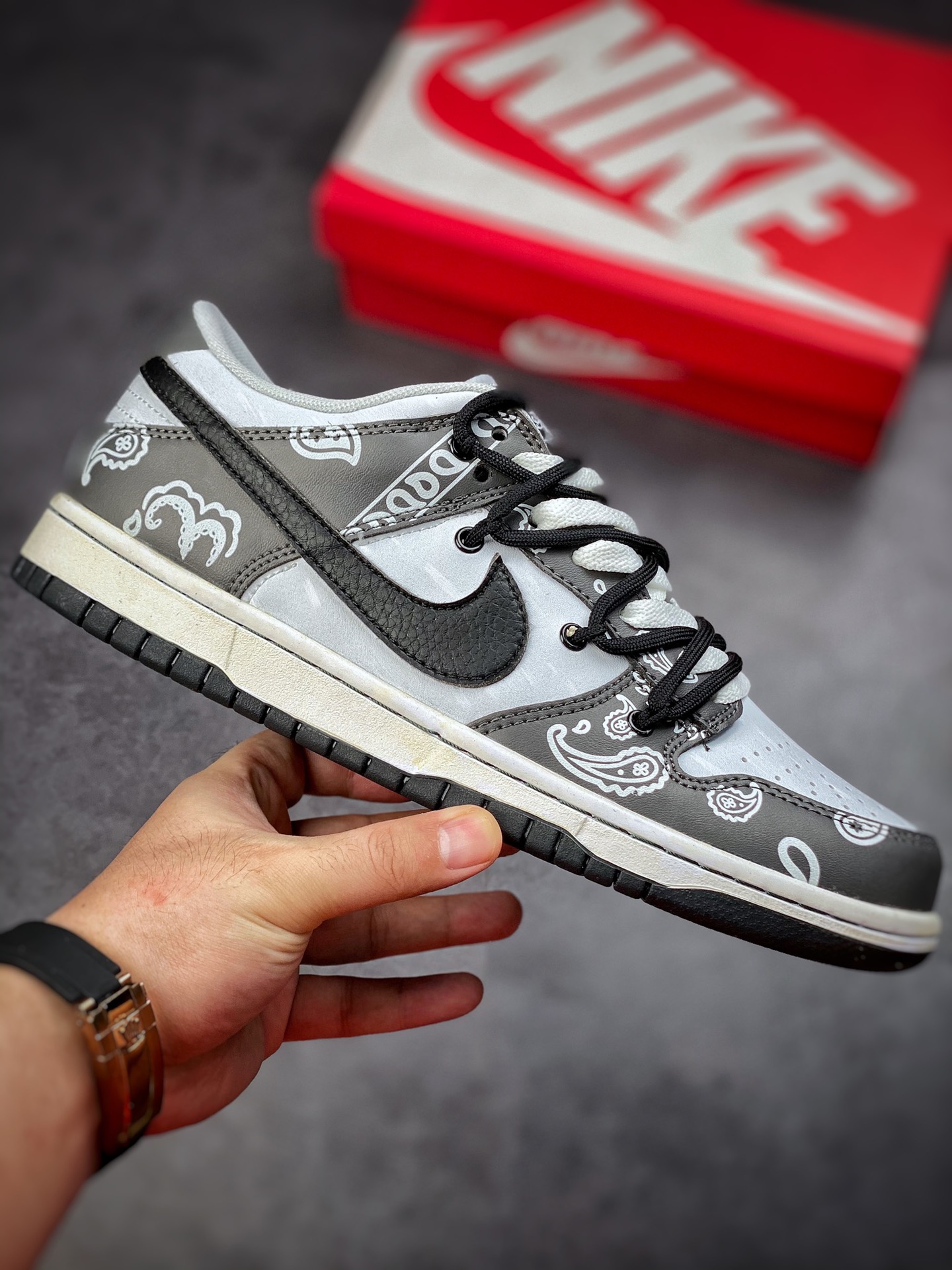 190 Futura x Nike Dunk Low SB联名 解构绑带滑板鞋 DD3363-002