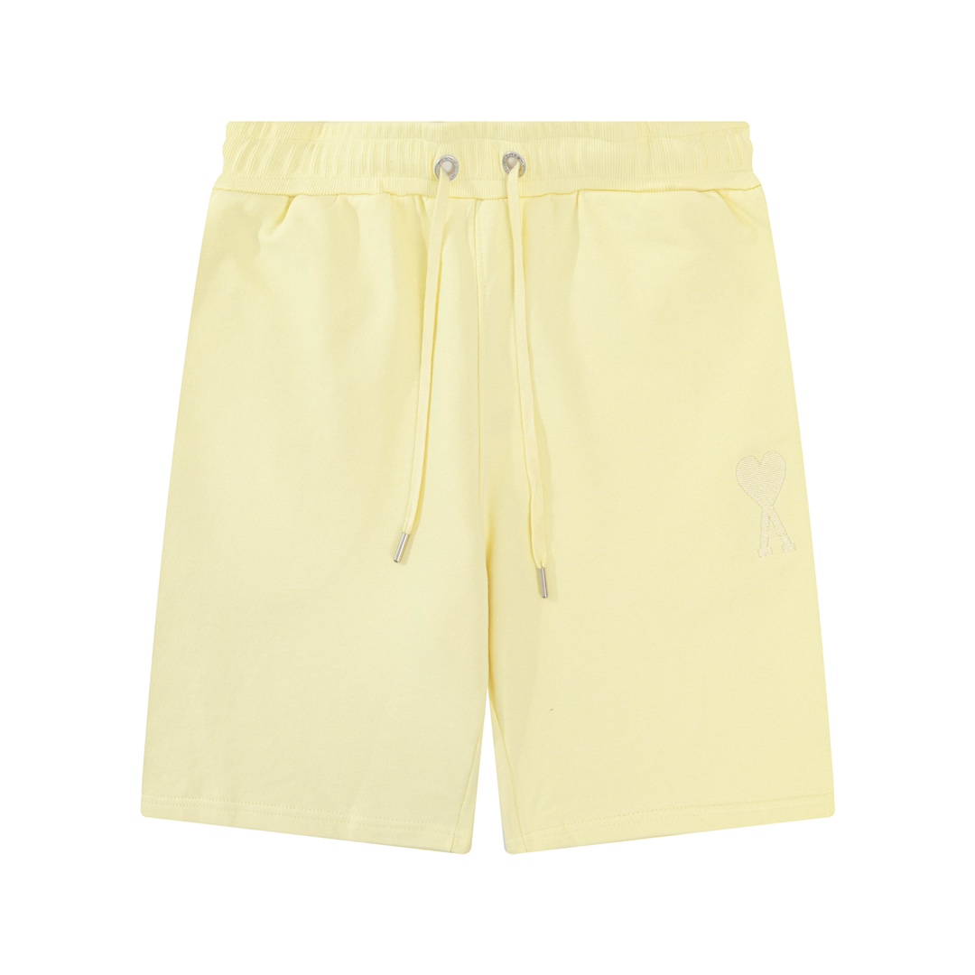 “Ami Paris Macalon Heart Embroidered Pants in Various Colors, Sizes S-XL, 480g” - 图片 4