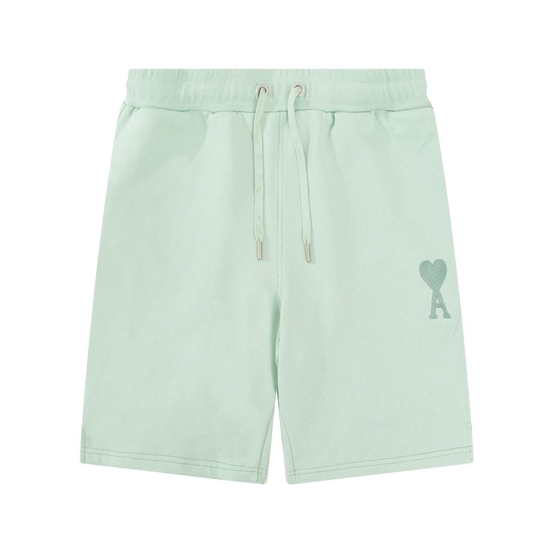 “Ami Paris Macalon Heart Embroidered Pants in Various Colors, Sizes S-XL, 480g” - 图片 2