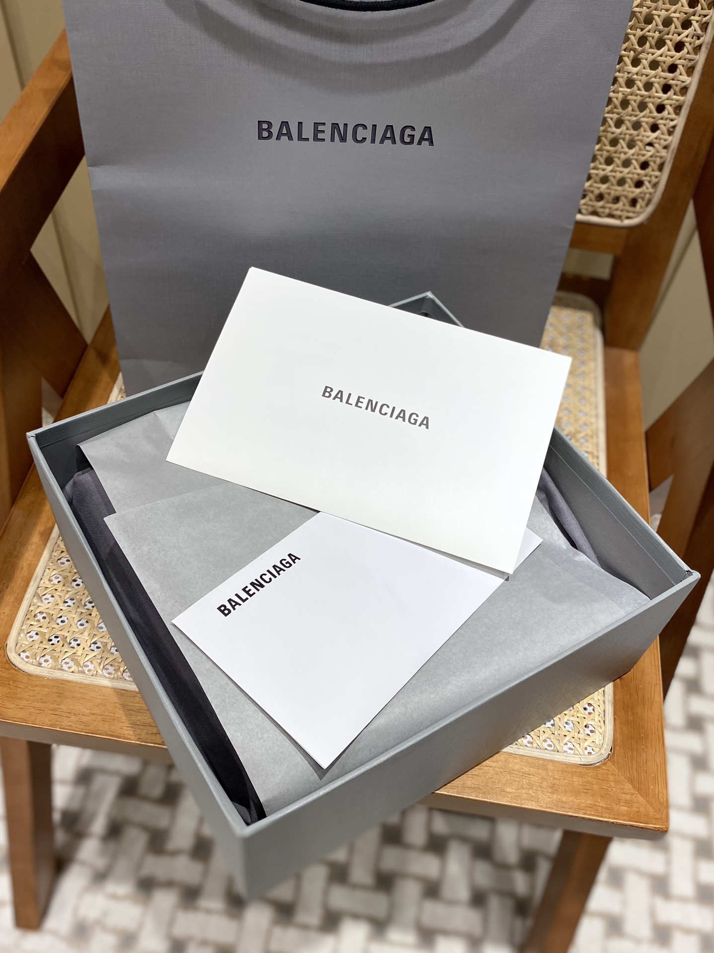 Balenciaga Shopping 20CM Bag 十字纹购物纸袋包 572411黑色