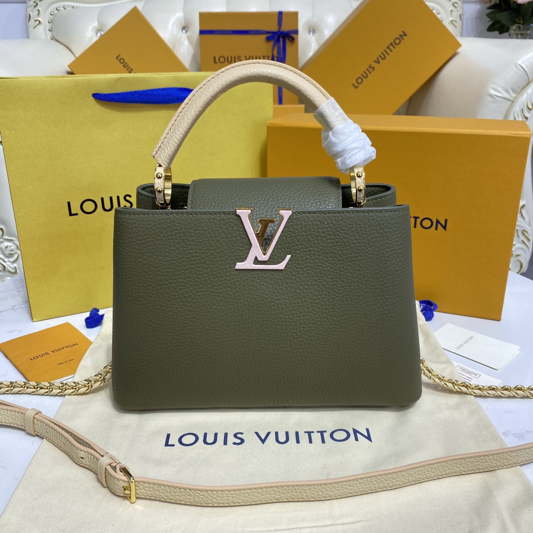 Louis Vuitton LV Capucines Bags Handbags Top Designer replica
 Splicing Cowhide Snake Skin M59516