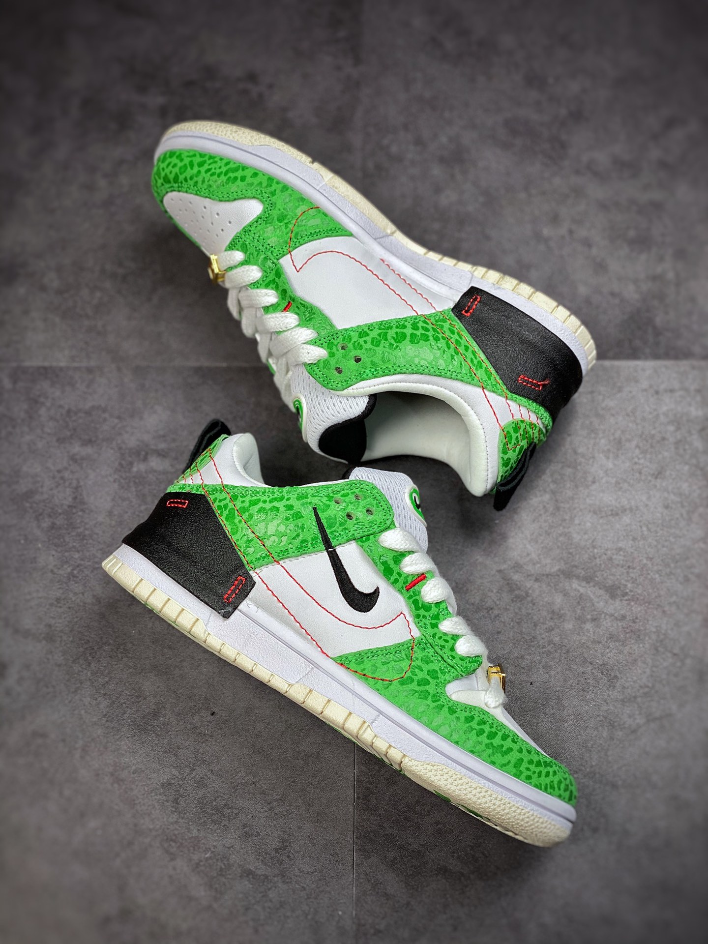 270 Nike Dunk Low Disrupt 2 白绿蛇纹 DV1490-101