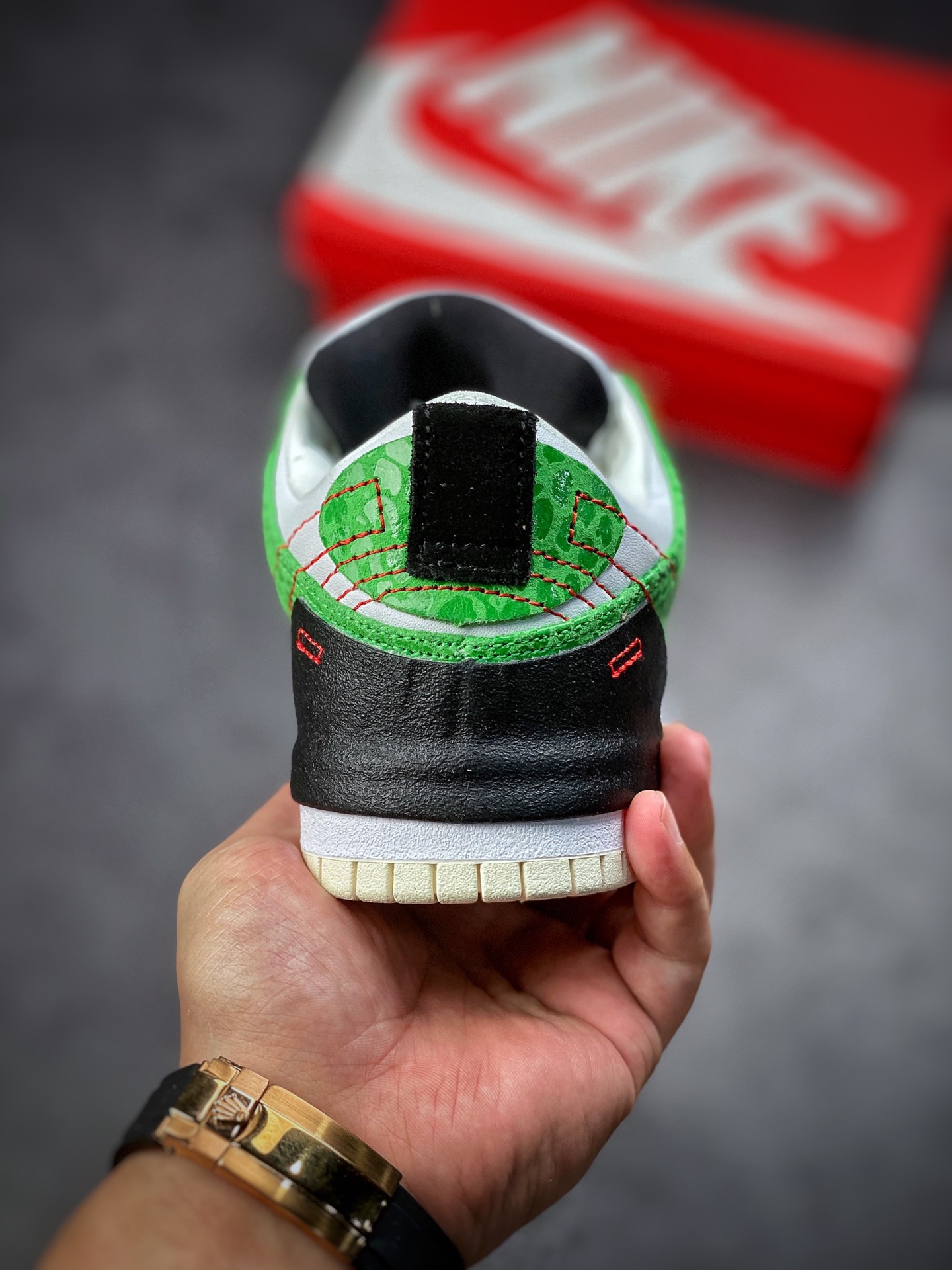 270 Nike Dunk Low Disrupt 2 白绿蛇纹 DV1490-101