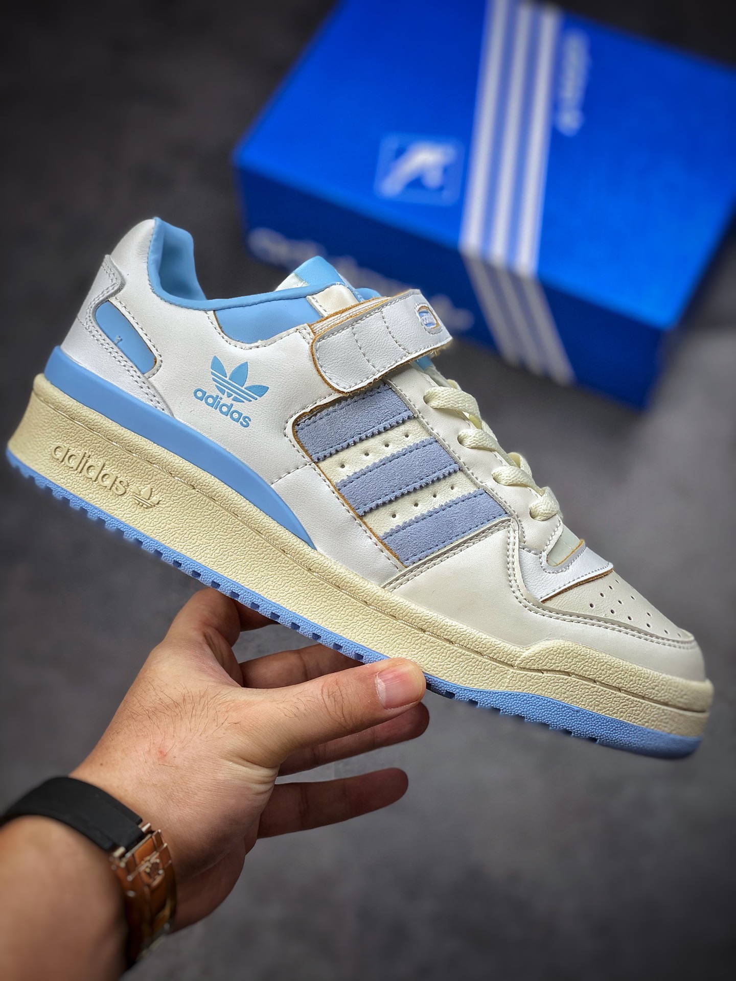 220 海外渠道 原盒原标版本 Adidas Forum 84 Low OG  低帮百搭潮流休闲运动板鞋 GZ1893