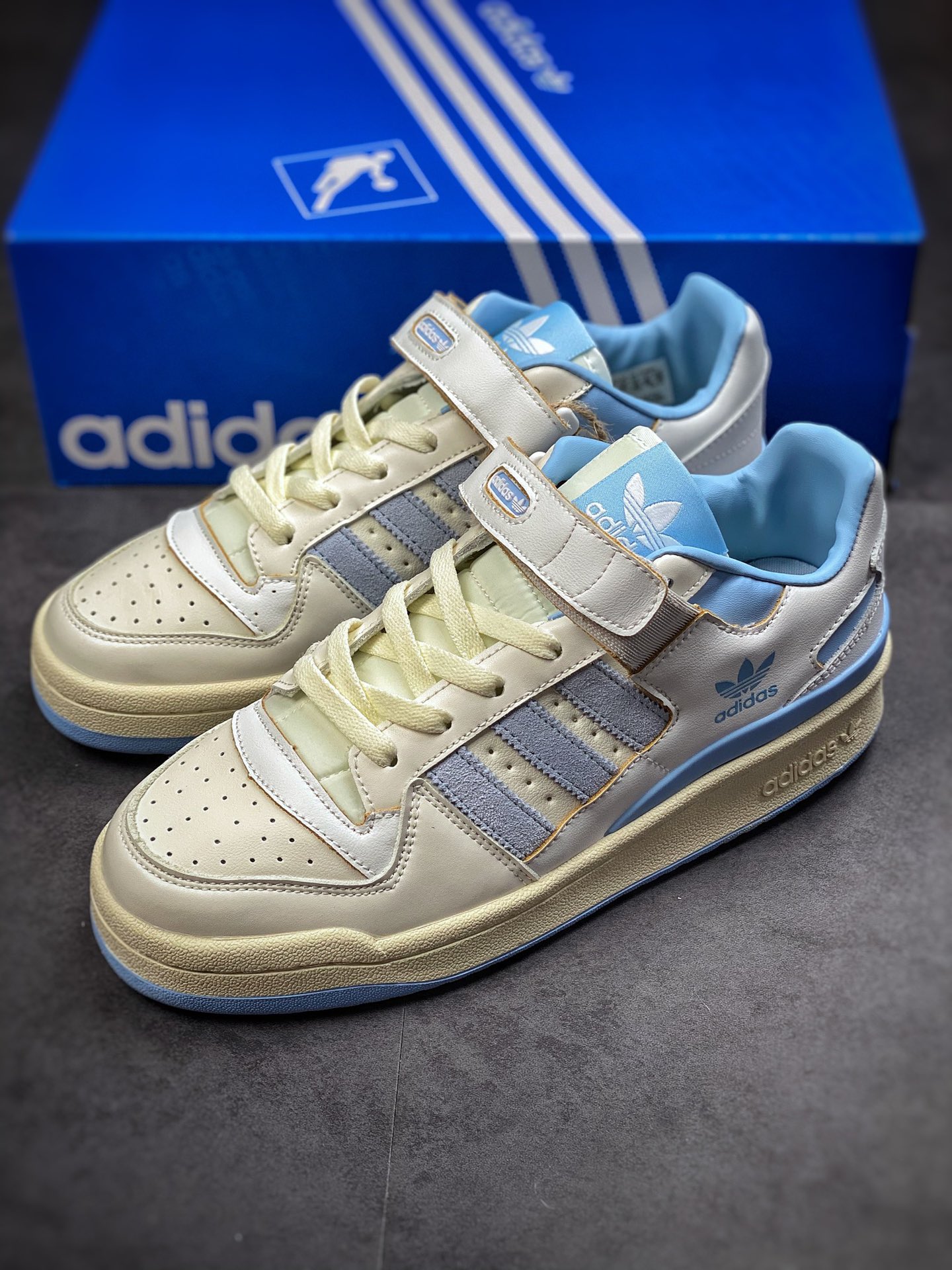 220 海外渠道 原盒原标版本 Adidas Forum 84 Low OG  低帮百搭潮流休闲运动板鞋 GZ1893