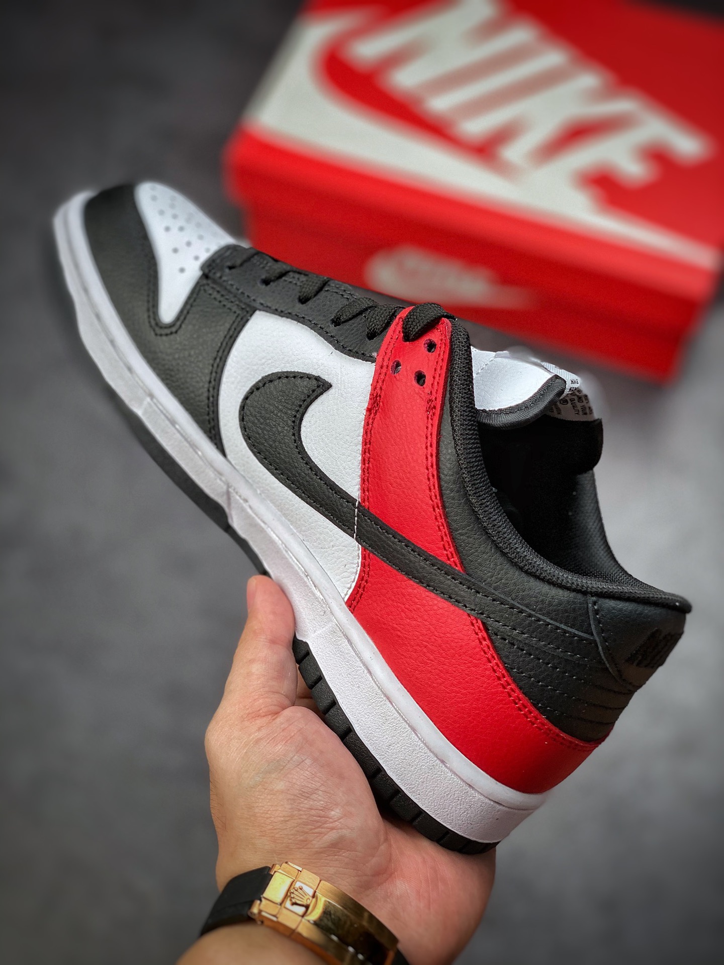 180 Nike Dunk SB Low 白黑红 大厂纯原出品 DQ6818-003