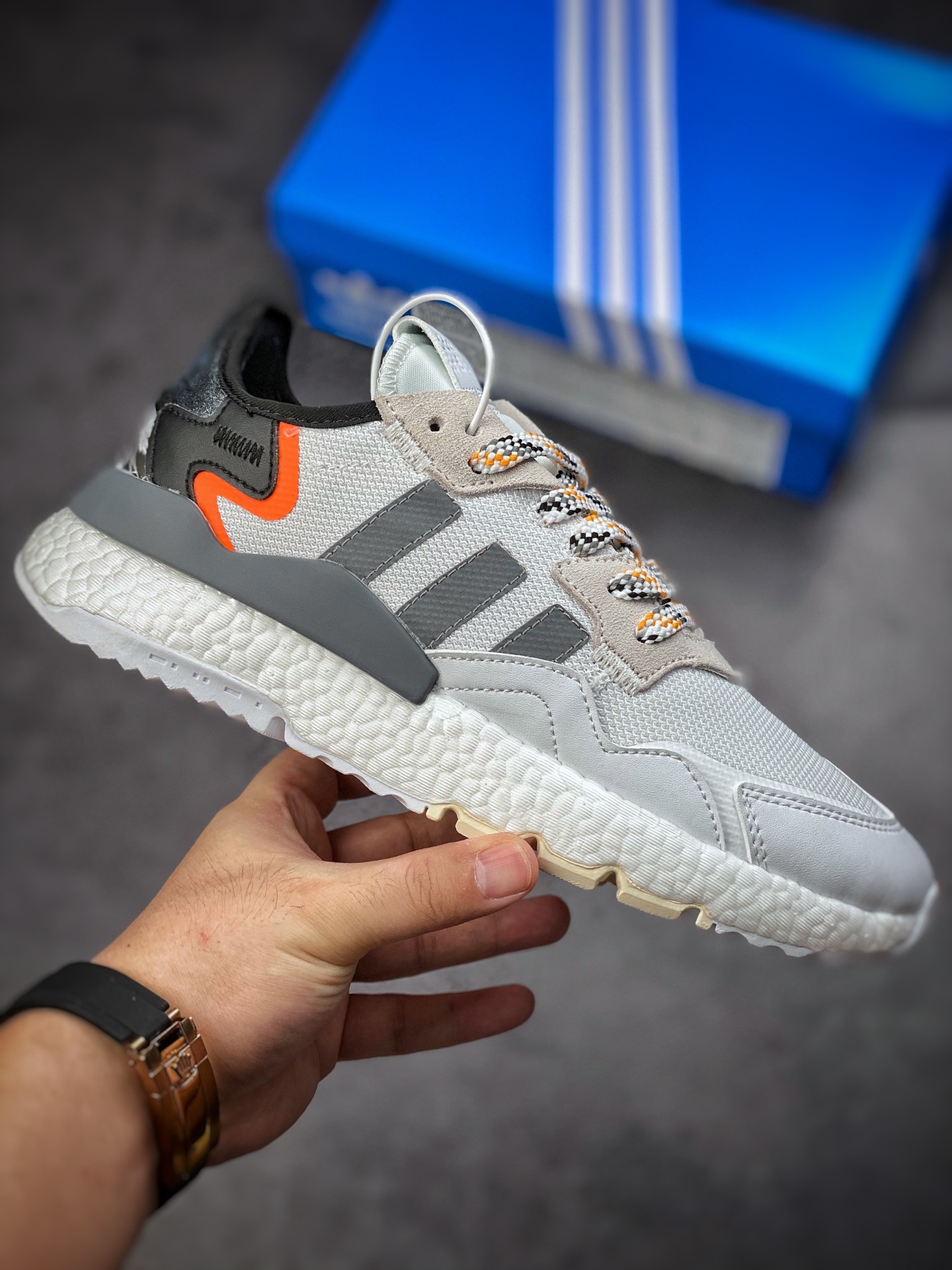 200 Adidas Nite Jogger 2019 Boost GET三叶草 联名夜行者 FW6713-莆田鞋,莆田鞋货源,高仿鞋,高仿鞋货源,安福档口,莆田高仿鞋,莆田鞋批发,高仿鞋批发,莆田高仿运动鞋,高仿运动鞋,莆田运动鞋 200 Adidas Nite Jogger 2019 Boost GET三叶草 联名夜行者 FW6713