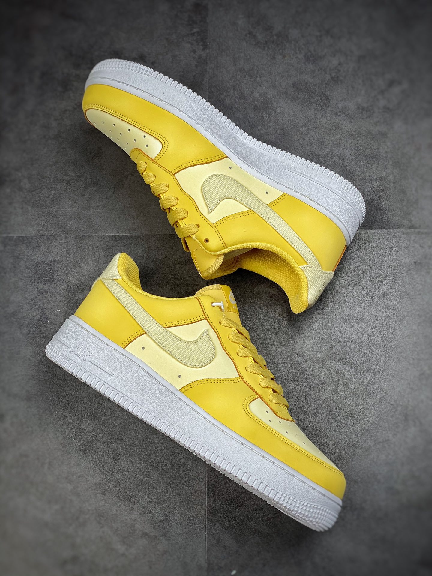 190 Nike Air Force 1 Low 07 白黄帆布勾 DJ9945-700