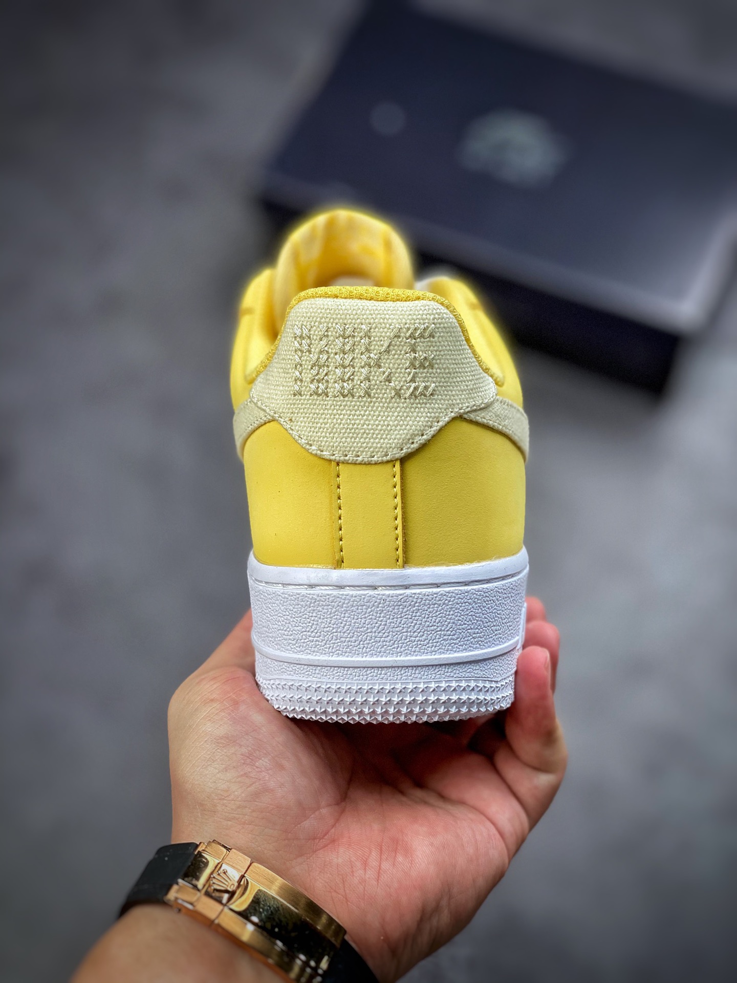 190 Nike Air Force 1 Low 07 白黄帆布勾 DJ9945-700