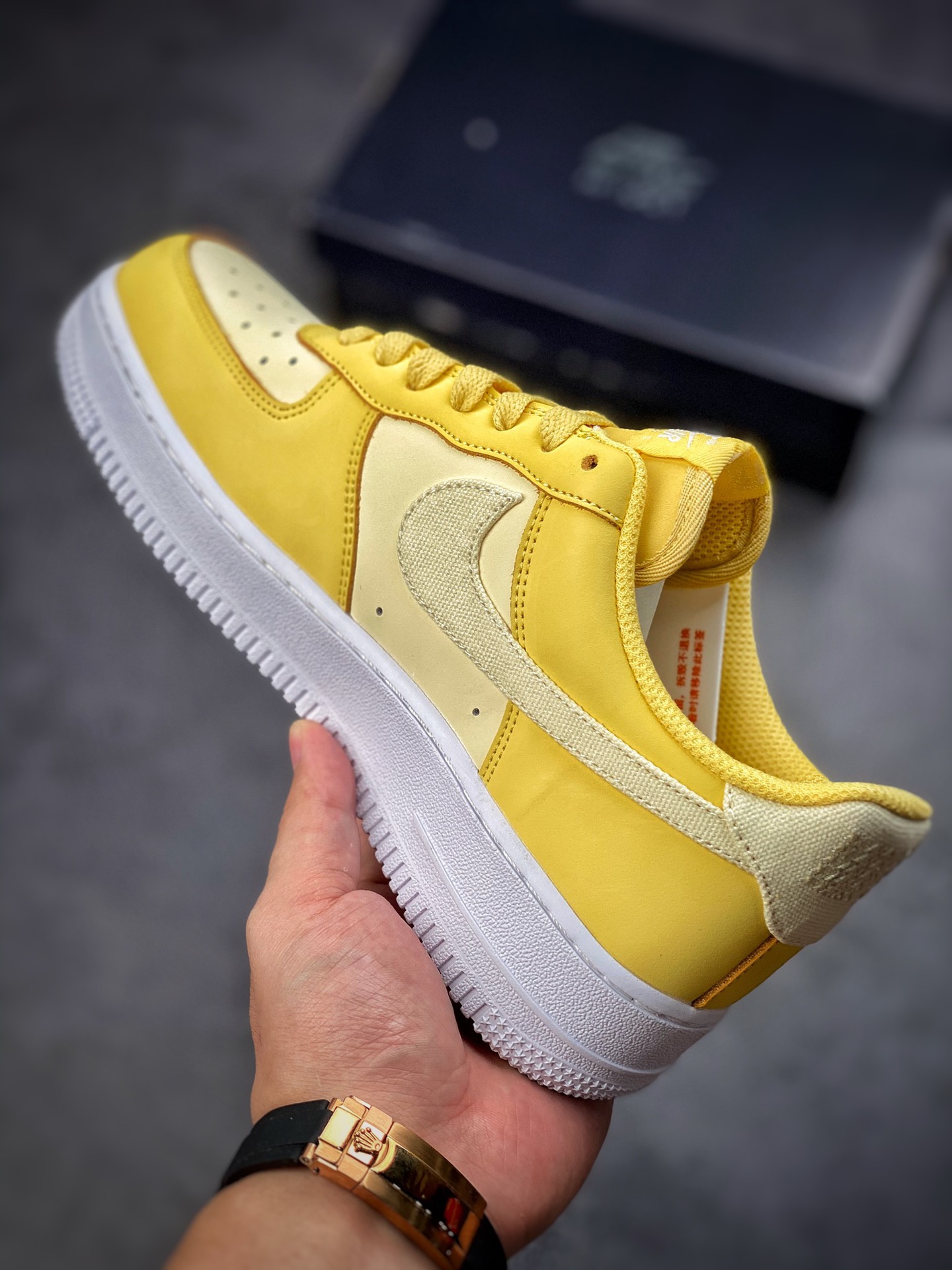 190 Nike Air Force 1 Low 07 白黄帆布勾 DJ9945-700