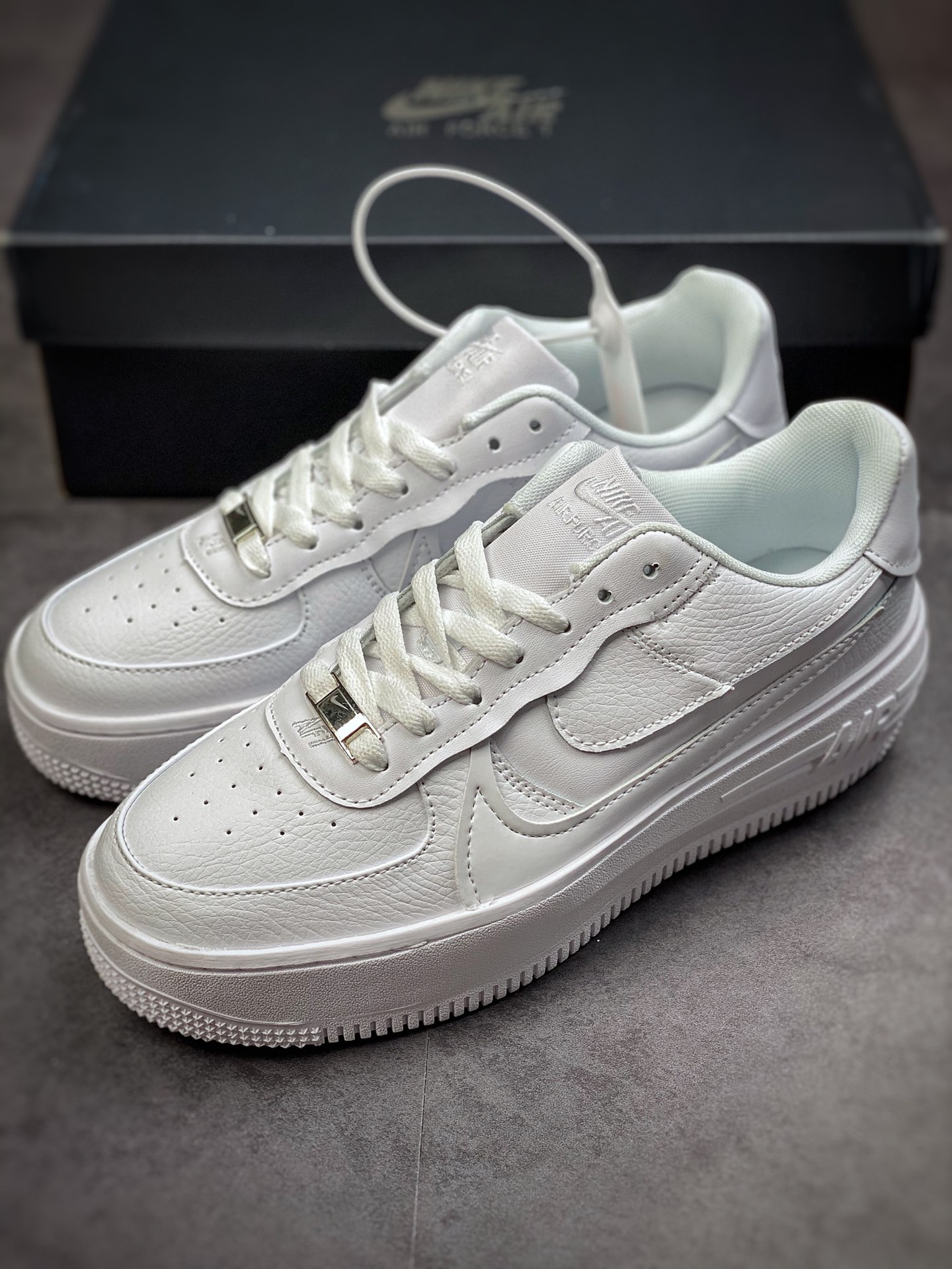 170 Nike Air Force 1 PLT.AF.ORM Triple White 解构全白 DJ9946-100