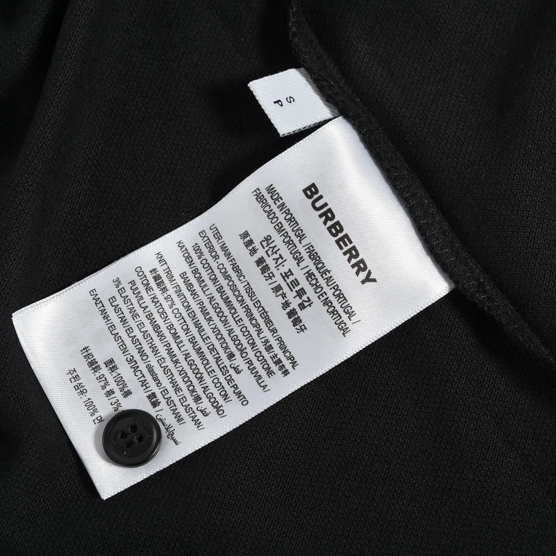 Burberry /巴宝莉 21ss 领口提花字母Polo短袖