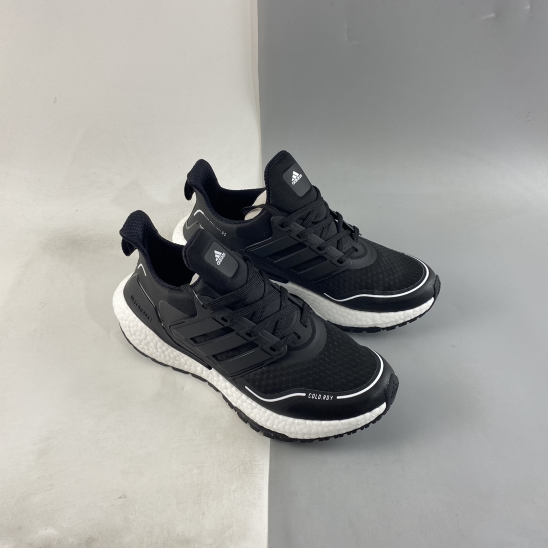 P200  Adidas UltraBoost 21 加厚爆米花袜套式针织鞋面休闲运动慢跑鞋 FZ2558