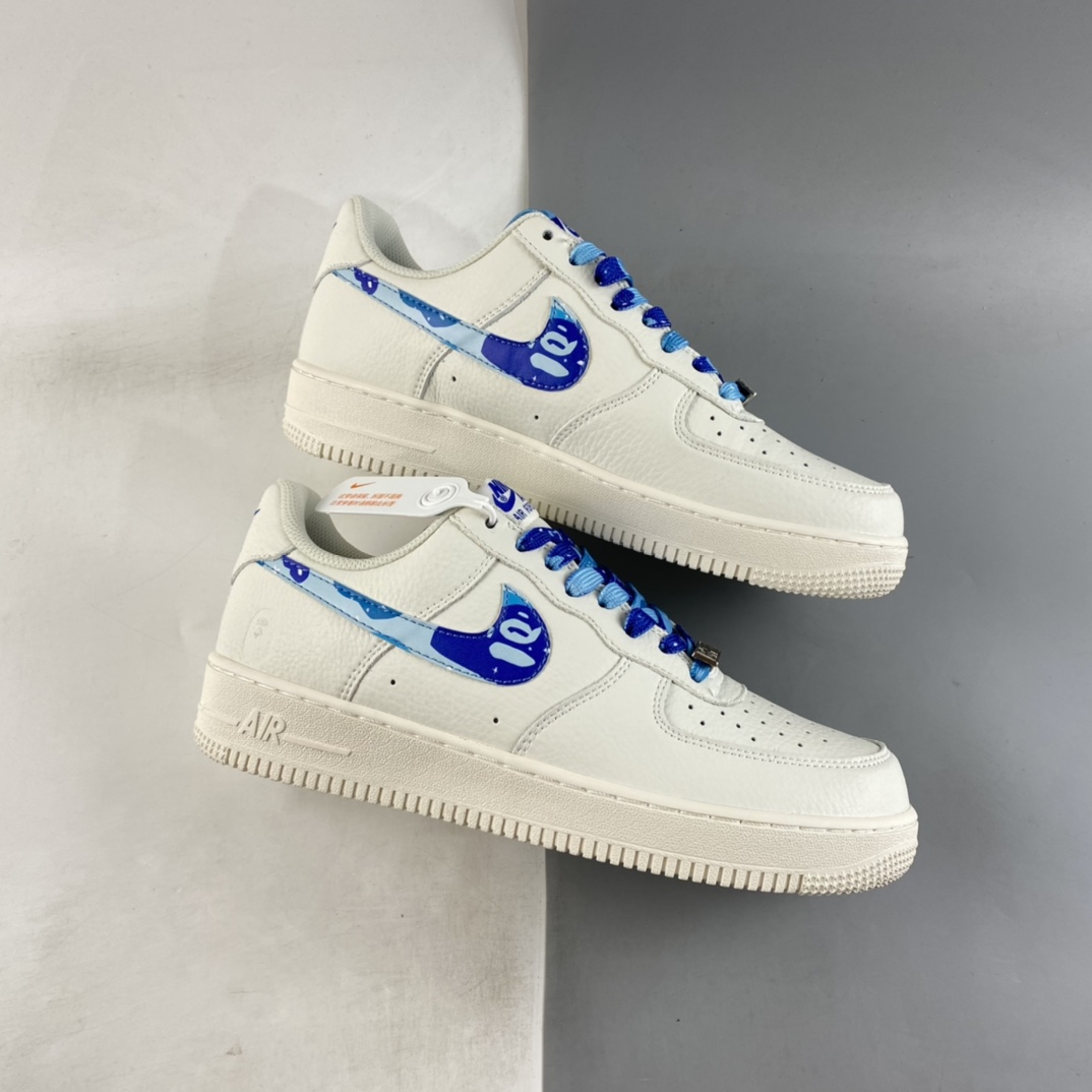P240  Nike Air Force 1’07 Low 猿人头联名 空军一号低帮休闲板鞋 AA1356-116