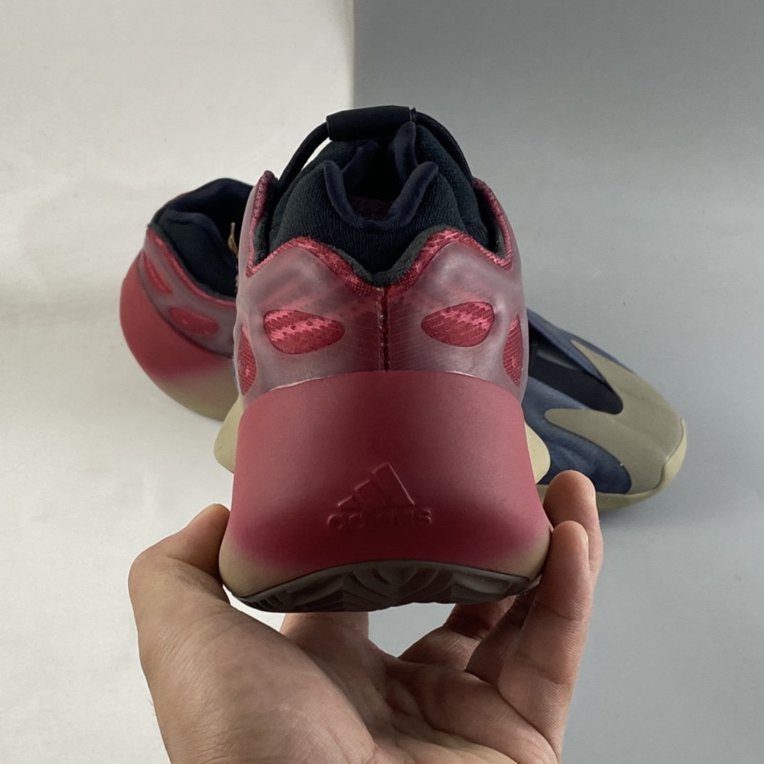 P320  Adidas Yeezy 700 V3 侃爷椰子700 V3 渐变霓虹配色 跑鞋 GW1814