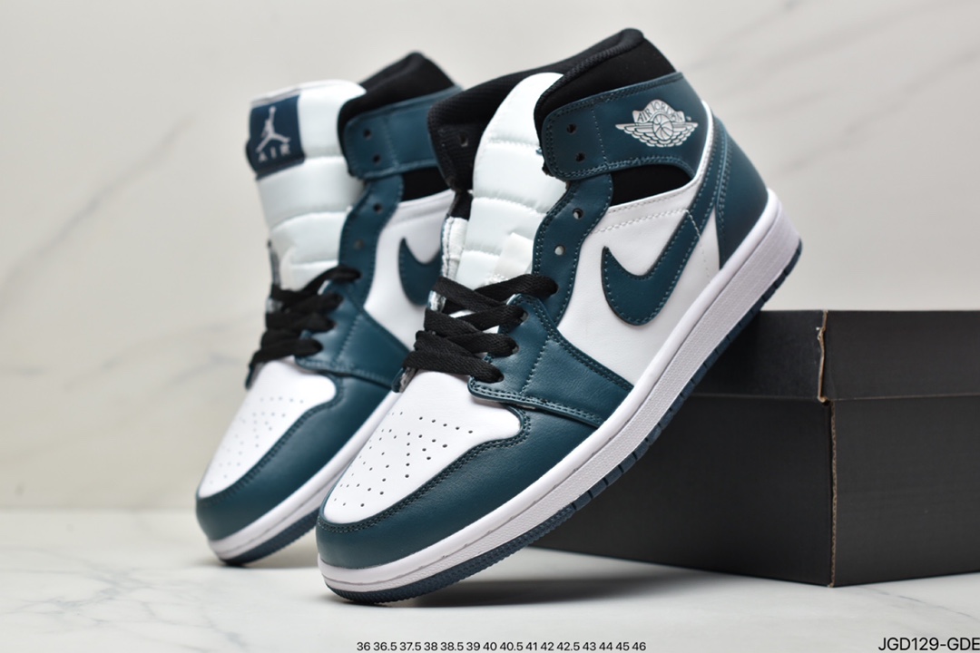 180 Air Jordan 1 Mid AJ1 中帮篮球鞋 554724-411