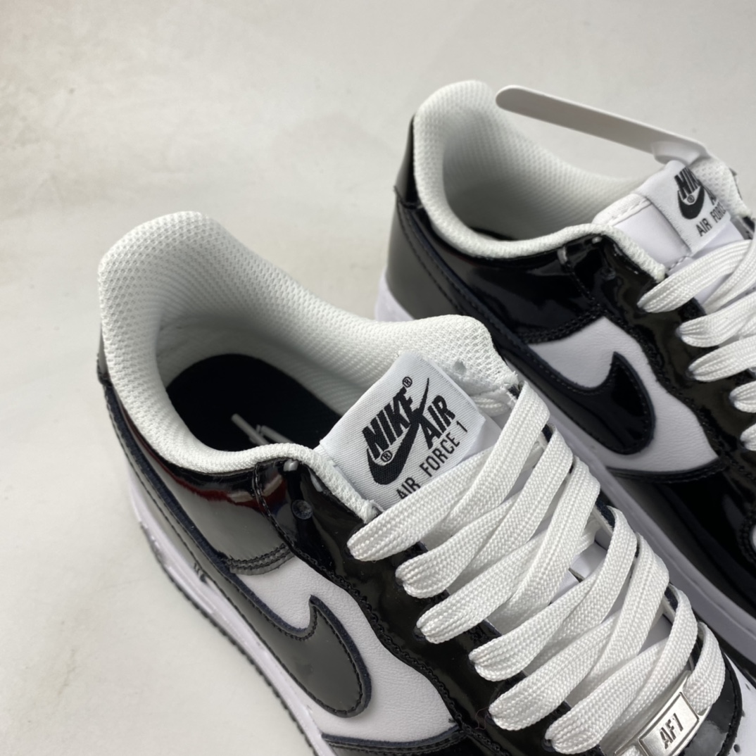 P220  Nike Air Force 1’07 Low 漆皮黑白 空军一号低帮休闲板鞋 DD1391-100
