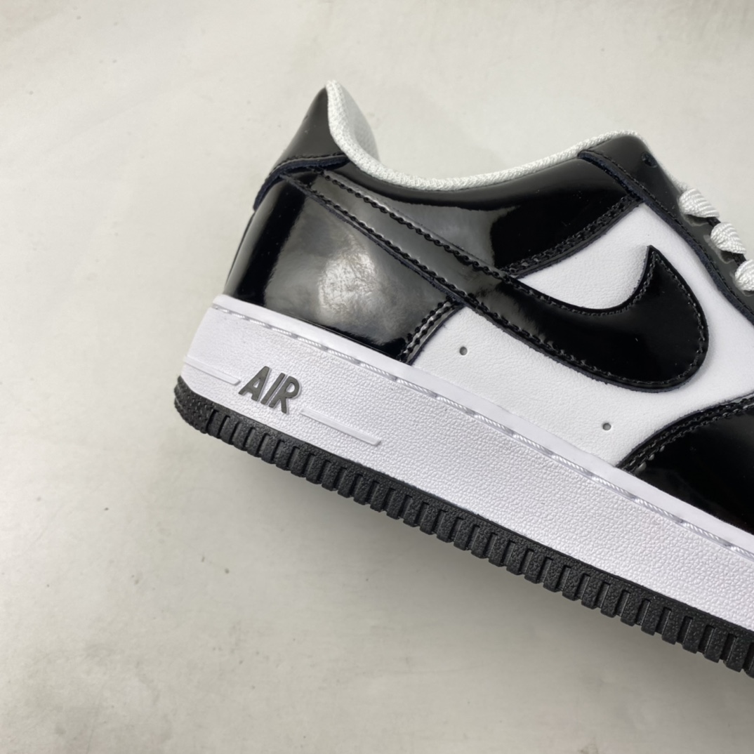 P220  Nike Air Force 1’07 Low 漆皮黑白 空军一号低帮休闲板鞋 DD1391-100