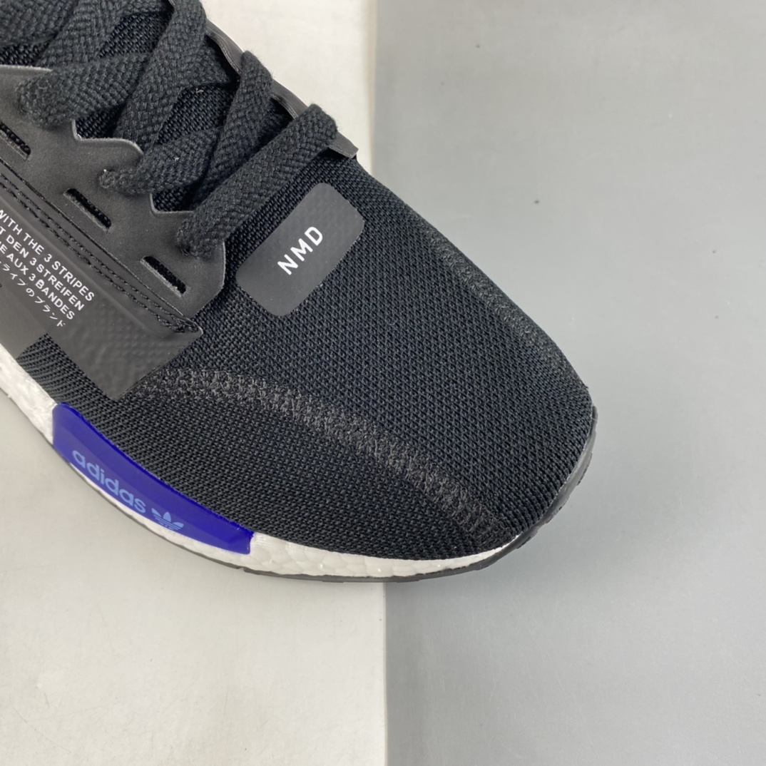 P200  Adidas NMD_R1 V2 阿迪三叶草低帮休闲爆米花跑步鞋 GW3553