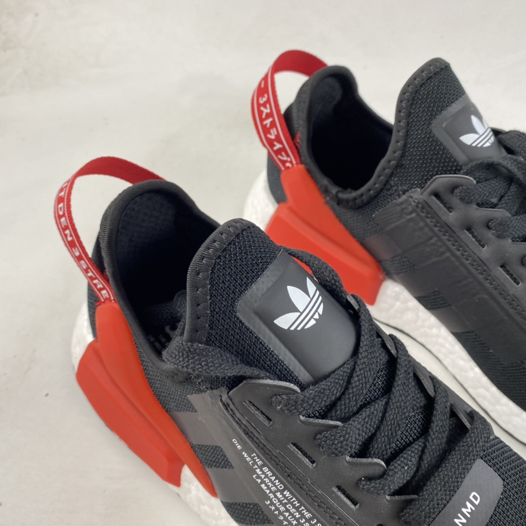 P200  Adidas NMD_R1 V2 阿迪三叶草低帮休闲爆米花跑步鞋 GW3553