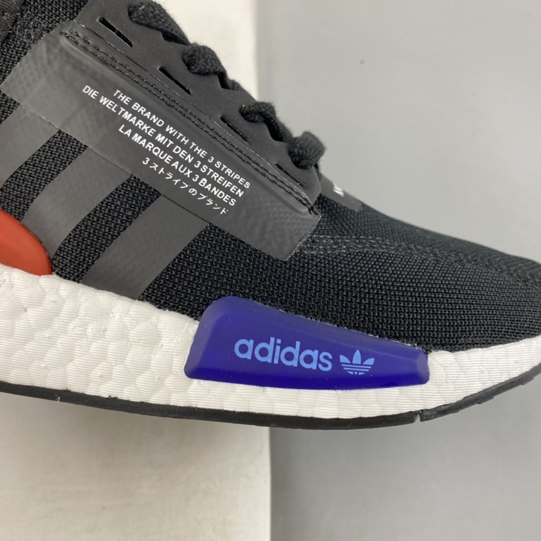 P200  Adidas NMD_R1 V2 阿迪三叶草低帮休闲爆米花跑步鞋 GW3553