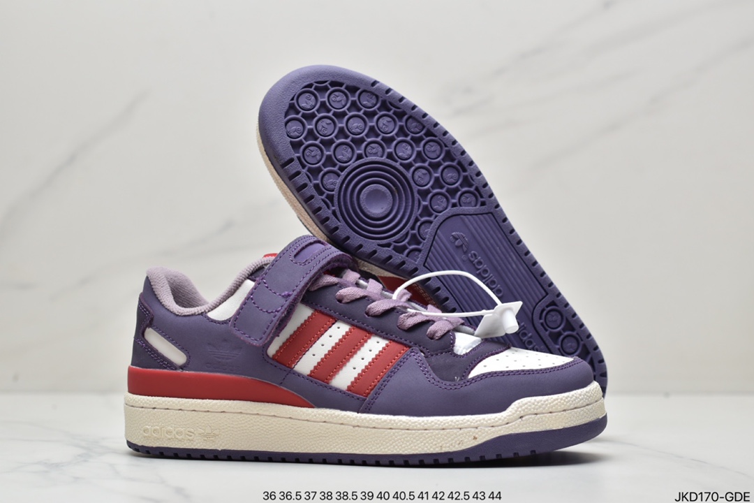 160 阿迪达斯Adidas三叶草 Originals Forum 84 Low 罗马系列魔术贴