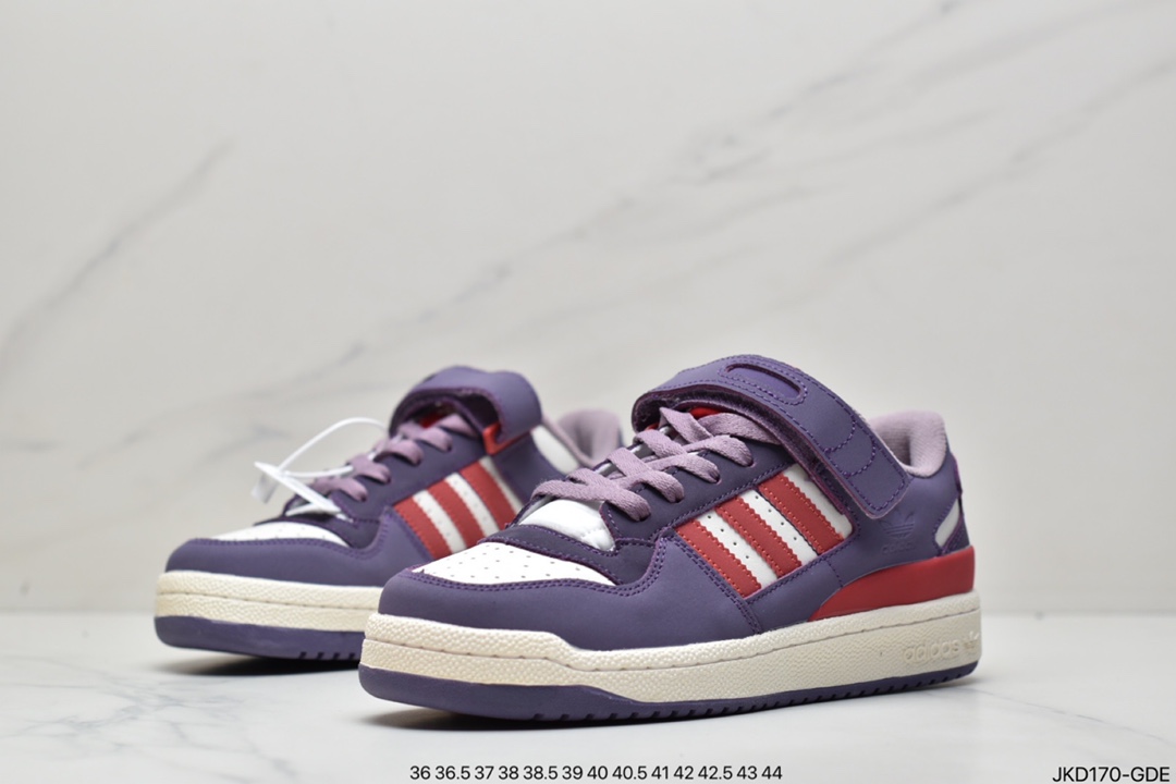 160 阿迪达斯Adidas三叶草 Originals Forum 84 Low 罗马系列魔术贴