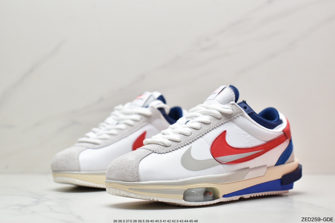 260 耐克Sacai x Nike Air Zoom Cortez 4.0”OG Royal Fuchsia”4.0 50周年联名款DQ0581-001
