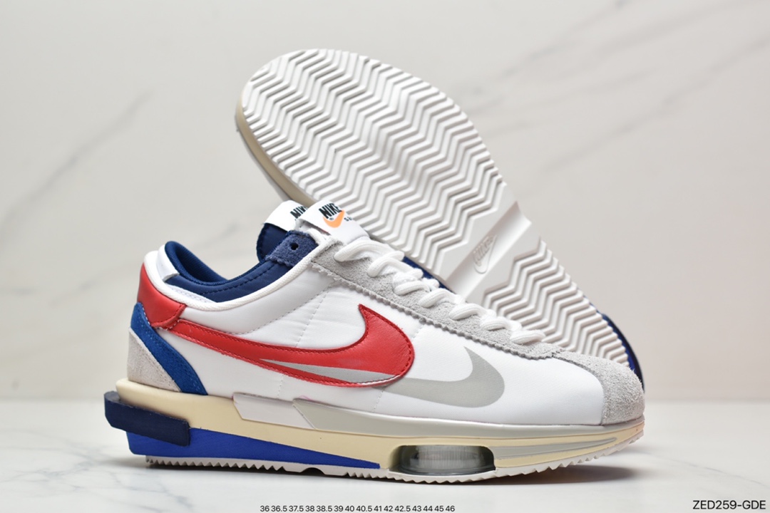 260 耐克Sacai x Nike Air Zoom Cortez 4.0”OG Royal Fuchsia”4.0 50周年联名款DQ0581-001