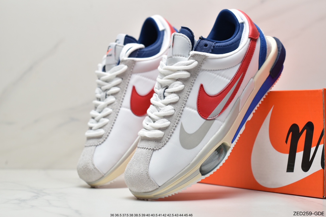 260 耐克Sacai x Nike Air Zoom Cortez 4.0”OG Royal Fuchsia”4.0 50周年联名款DQ0581-001
