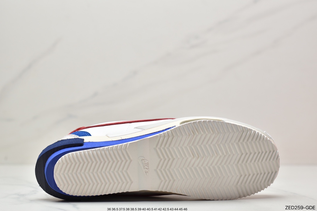 260 耐克Sacai x Nike Air Zoom Cortez 4.0”OG Royal Fuchsia”4.0 50周年联名款DQ0581-001