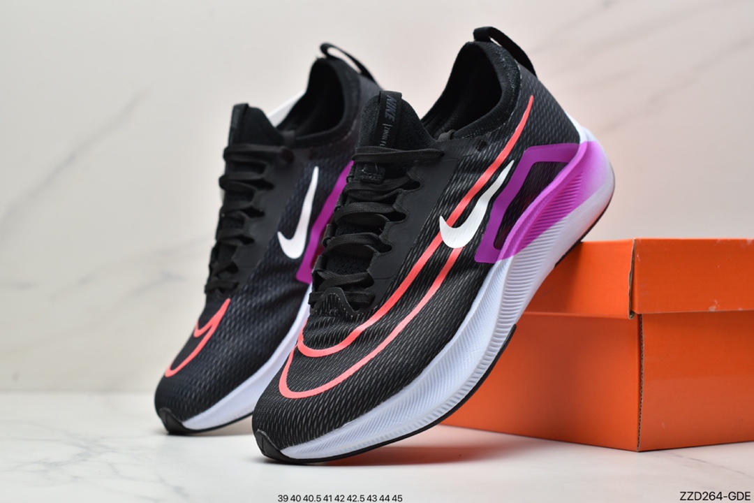 250 Nike Zoom Fly 4 耐克男子超弹碳板跑步鞋CT2392-100