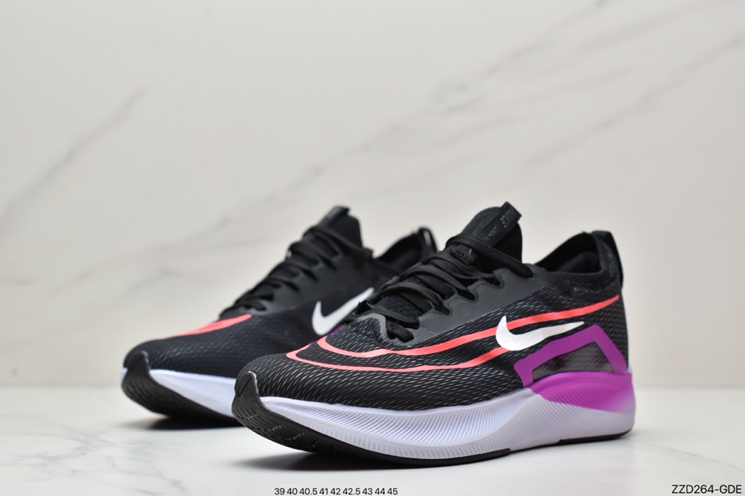 250 Nike Zoom Fly 4 耐克男子超弹碳板跑步鞋CT2392-100