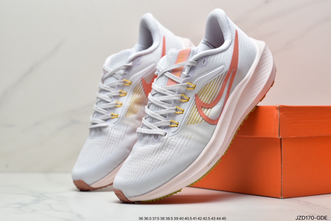 140 耐克Nike Zoom Pegasus 39”Sail/Cube Pink” 登月 39代超级飞马涡轮增压马拉松休闲运动慢跑鞋