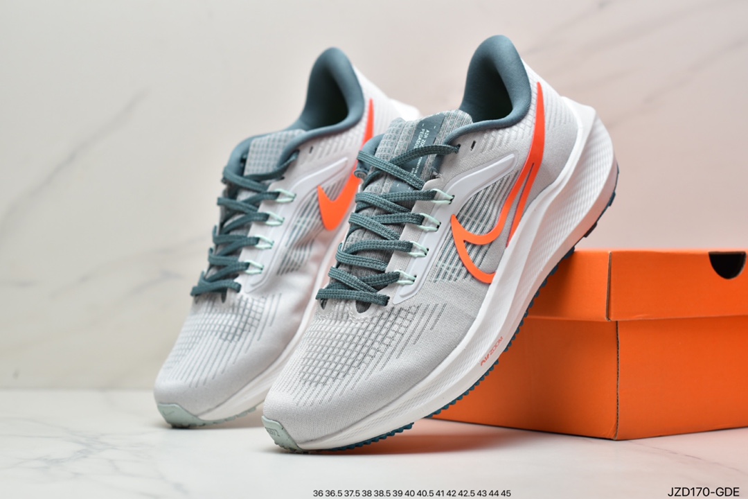 140 耐克Nike Zoom Pegasus 39”Sail/Cube Pink” 登月 39代超级飞马涡轮增压马拉松休闲运动慢跑鞋