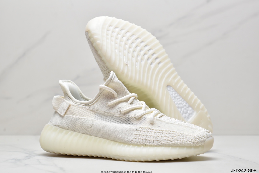 160 联乘侃爷Kanye West x Adidas Yeezy Boost 350 V2 百搭轻便爆米花中底休闲运动慢跑鞋HQ6316