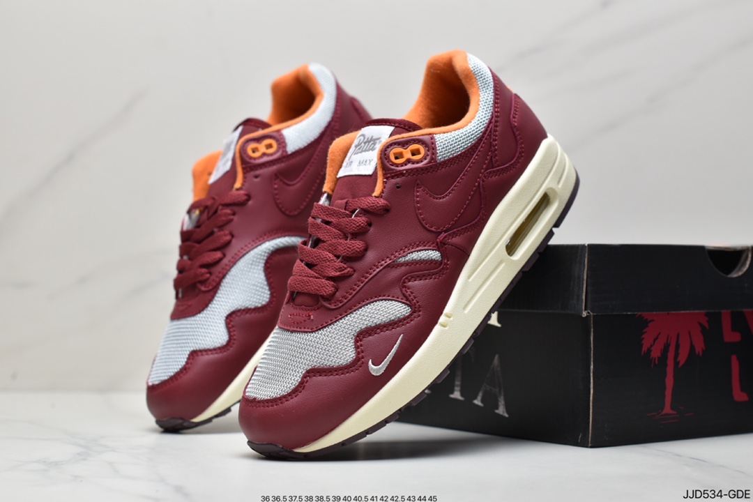 130 Patta x Nike Air Max 1“Monarch”复古休闲跑步鞋 DH1348