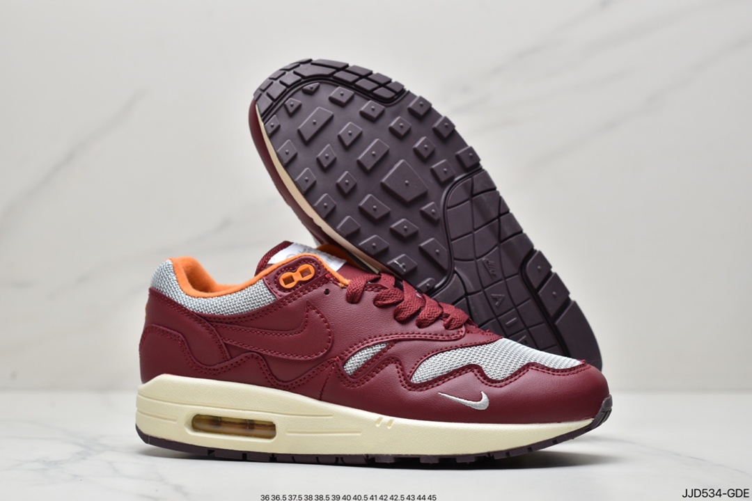 130 Patta x Nike Air Max 1“Monarch”复古休闲跑步鞋 DH1348
