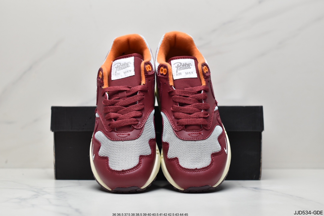 130 Patta x Nike Air Max 1“Monarch”复古休闲跑步鞋 DH1348
