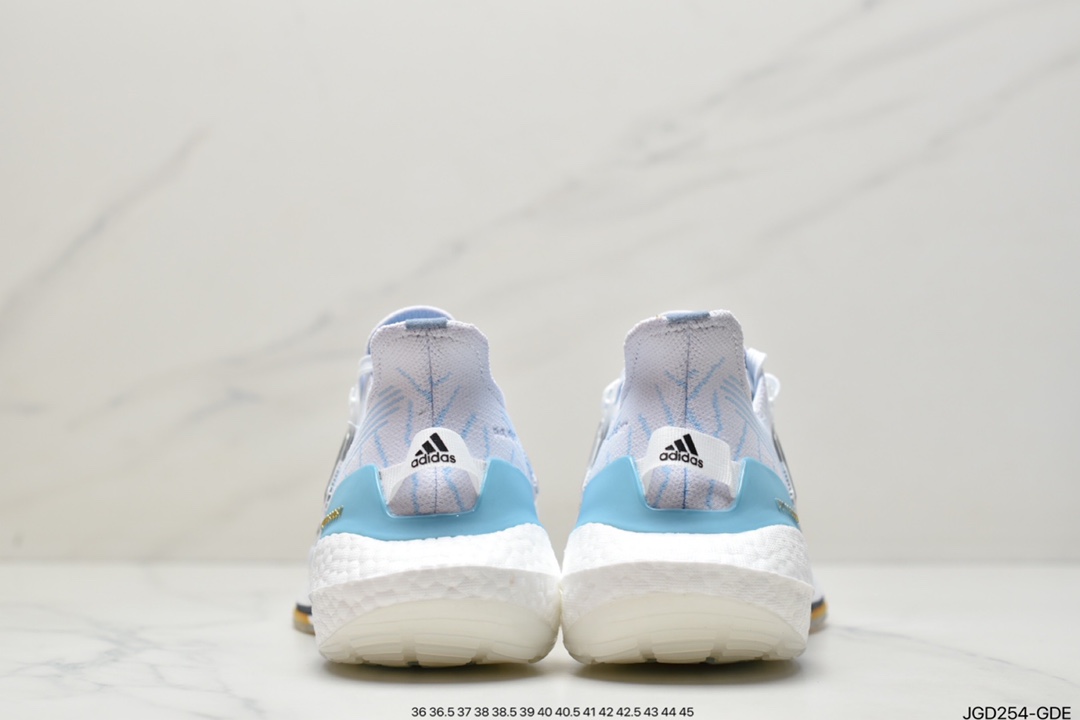 180 阿迪达斯Adidas Ultra Boost 2021”White Clear Blue”UB2021版袜套式GZ7120