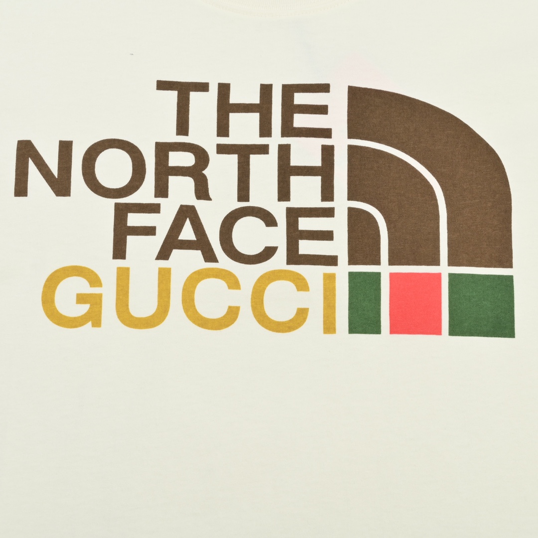 160 Gucci & The North Face 21ss 联名款印花logo短袖