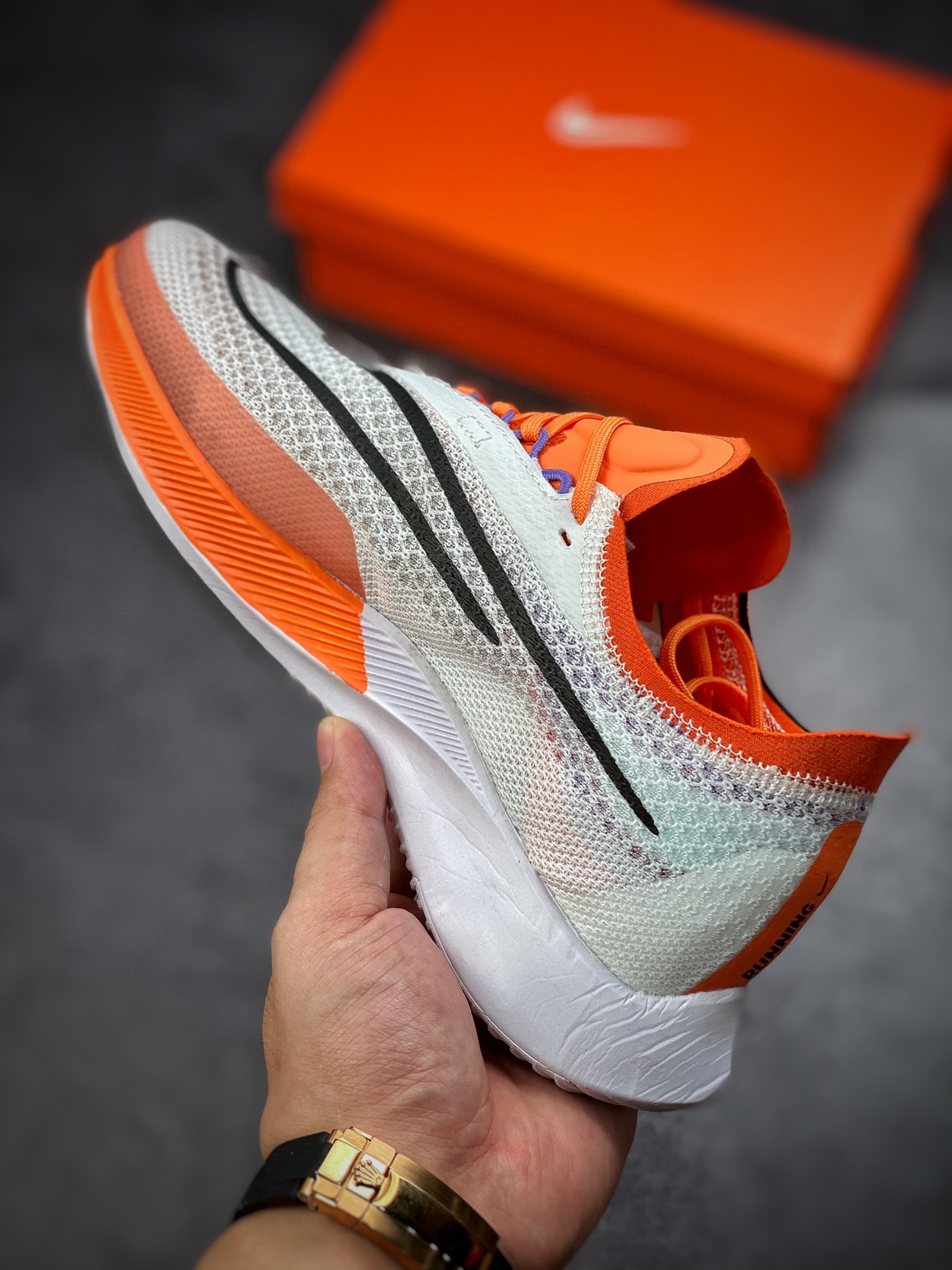 160 Nike ZoomX Streakfly Proto Running”Black/Gold/Sky Blue/Pink”5K/10K短跑DH9275-113