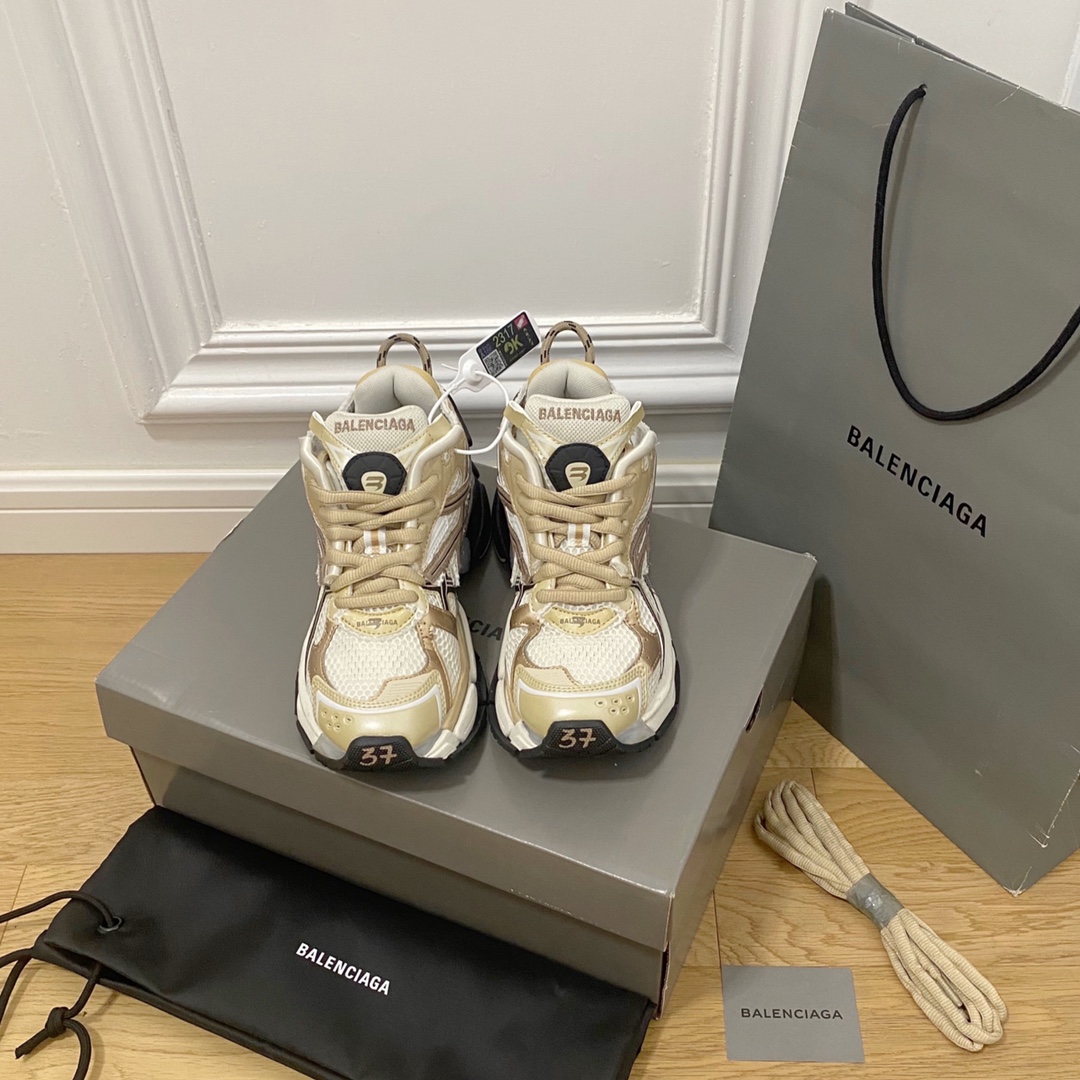 Platino BALENCIAGA · Balenciaga 2022ss nuevo Runner séptima generación 7.0 zapatillas retro desgastadas zapatos para pa…