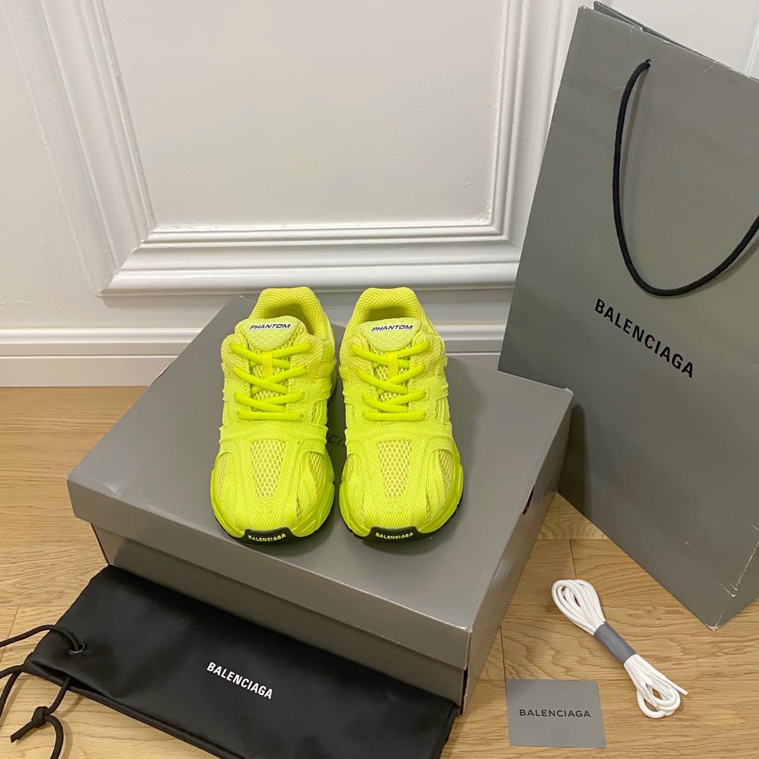 Amarillo BALENCIAGA · Balenciaga 2022ss nuevo HANTOM ocho generaciones 8.0 zapatillas para correr lavadas de moda zapat…