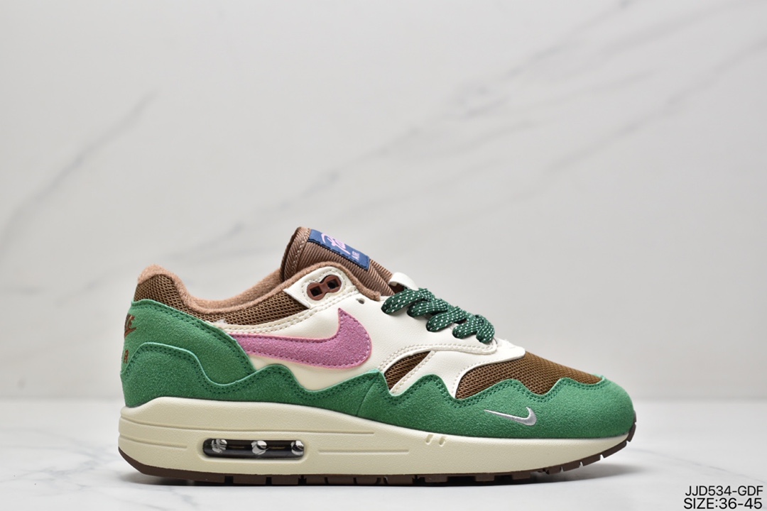 130 Patta x Nike Air Max 1“Monarch”复古休闲跑步鞋DH1348