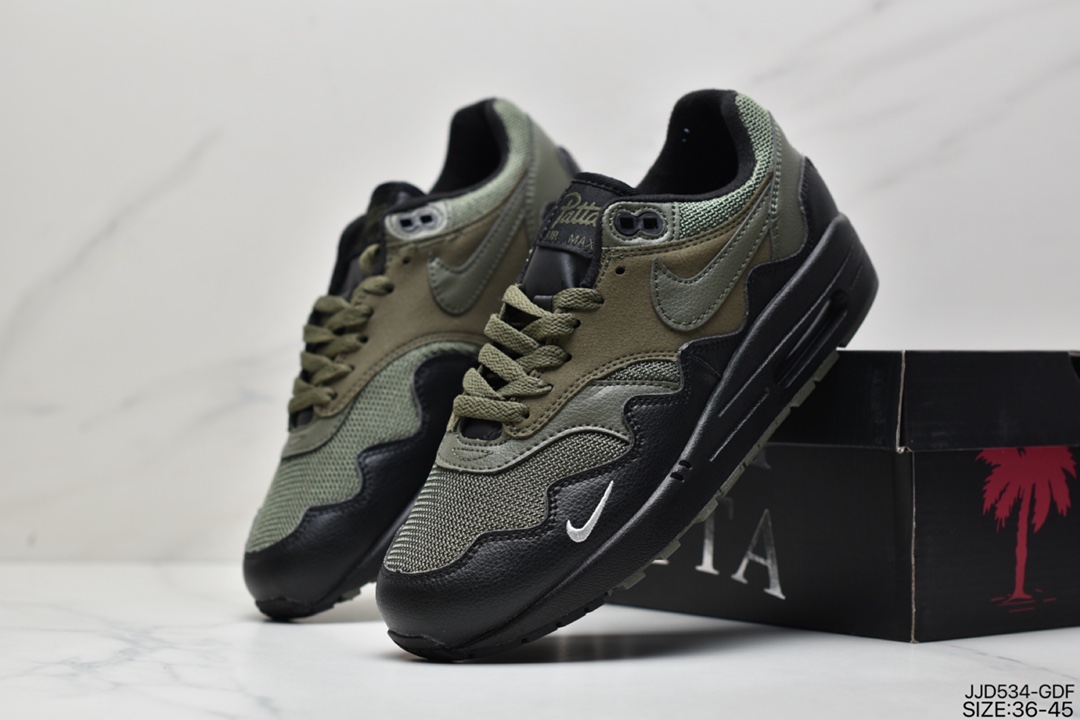 130 Patta x Nike Air Max 1“Monarch”复古休闲跑步鞋DH1348