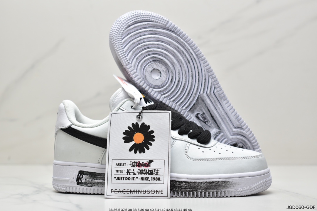 180 PEACEMINUSONE X Nike Air Force1”Para-Noise 2.0”黑白刮刮乐DD3223