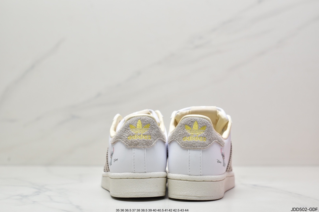 120 阿迪达斯adidas三叶草 Originals Superstar”White/Black/Gold”贝壳头经典百搭休闲运动板鞋