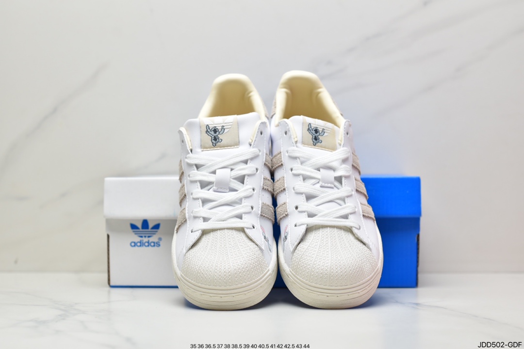 120 阿迪达斯adidas三叶草 Originals Superstar”White/Black/Gold”贝壳头经典百搭休闲运动板鞋