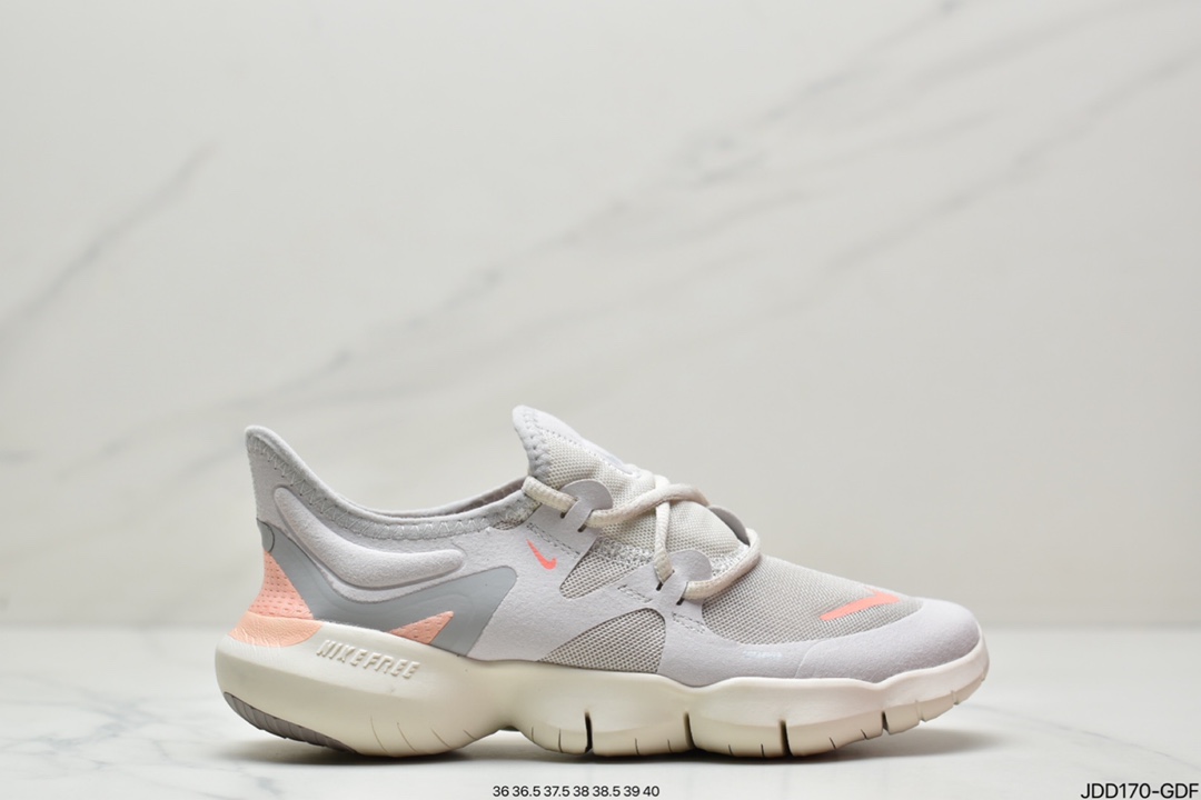 120 耐克Nike Wmns Free Rn 5.0 2019 赤足超弹力大底 超轻网面透气运动跑步鞋 AQ1316